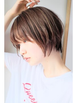 ヘアサロン ガリカ 表参道(hair salon Gallica) 大人可愛い小顔前下がりショートボブ