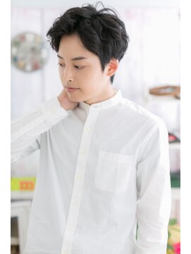 ミック 日暮里店(miq) アップバングのジェントルマンショートb