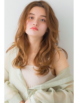 アリエッタ アザブ(ARIETTA AZABU) [aRiettaAZABU]ヌードブラウン/センターパート/抜け感ロング