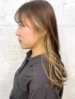 ヒート バイ アンカットラウンジ 渋谷(HEAT by UNCUT&LOUNGE)&nbsp;☆ベージュインナーカラー/ダブルカラー/ケアブリーチ