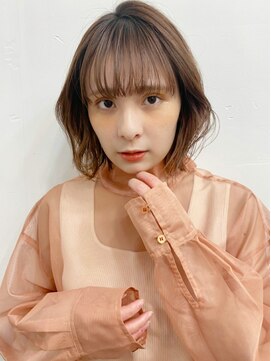 ベイルーム(BAYROOM by HONEY omotesando) 【BAYROOM横浜】外巻きくびれボブ×アーモンドベージュ