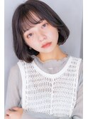 kate 大宮 内巻きショートボブ×チョコレートベージュ
