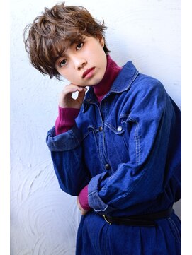 ルーク 立川(LUK) Lien☆ナチュラルくびれショート×ベージュブラウン　立川