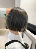 アイスグレージュボブ