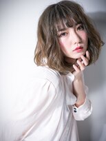 カバーヘア ブリス 川口(COVER HAIR bliss)&nbsp;シースルー前髪くせ毛風小顔ふわふわボブv川口20代30代40代