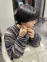 ギフト(GIFT)&nbsp;【GIFT】マッシュショート　小顔カット　ダークグレージュ