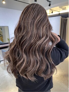 メリー オオサカ(Merly Osaka) オトナ可愛いハイライト_モカブラウンカラー_