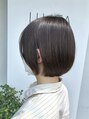 ジリッタ(JILI.TA) 【あご下ラインのボブ】透明感たっぷり暗髪オリーブベージュ。