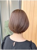 首周り後ろスッキリ◇ひし形丸みショートボブ◇