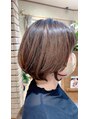 フェリーザ 奏の杜店(FELIZA) まとまりのあるボブです。少しレイヤーを入れたひし形シルエット