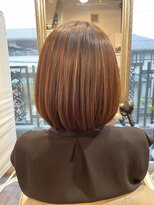 ヘアーリゾートガーデン 南柏店(Hair Resort Garden)&nbsp;大人ボブ×オレンジブラウンハイライト