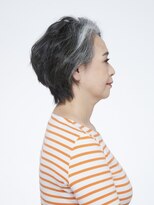 えがお美容室&nbsp;【えがお美容室】グレイヘアの方に☆似合わせウェーブボブ