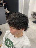 【emma小濱】メンズ大人気波巻きスパイラルパーマ