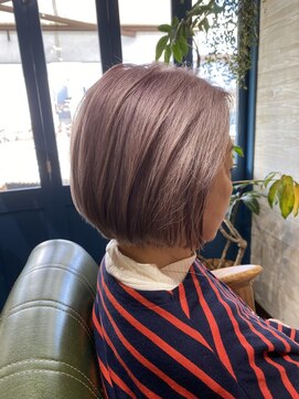 アンズガーデン(Ann's Garden) 白髪ボカシ×ピンクベージュ