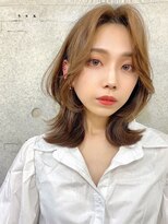 リコバイアフロート(riko by afloat)&nbsp;かきあげバング/センターパート/外はねミディアム