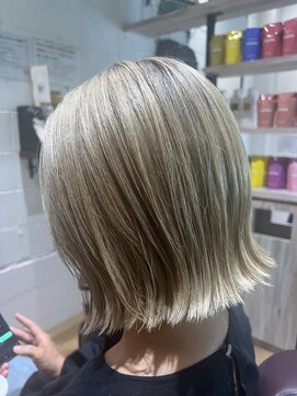 チアー ヘアリラクゼーション(cheer HAIRRELAXATION) ハイトーン白髪ぼかしカラー