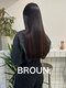 ブラウン(BROUN)の写真/【江坂/髪質改善】お洒落な店内でカヌレが食べれるサロン♪美意識が高い大人女性へ上質ケアをご提供◇