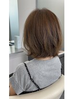 ジエクト アイロ(The Ect ilo)&nbsp;くびれボブ　レイヤーボブ　グレージュ