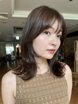 ビュートリアム265(BEAUTRIUM 265) ◆ミディアムレイヤー/レイヤーカット/銀座/顔周り/くびれヘア
