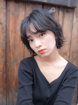 リュープリエ 笹塚(Lieu plie) ゆるふわ柔らかショートボブ