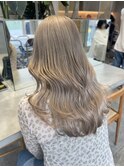 ミルクティーアッシュベージュカラーオリーブグレージュ30代