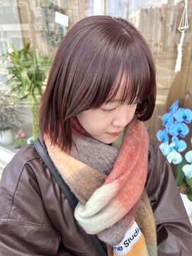 ステキナコト 日野(sutekinakoto) ブリーチなし暖色カラー