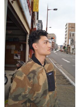 ファクトリーバーバーショップ(FACTORY barber shop) ピンパーマ スパイキー