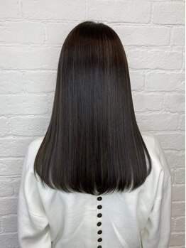 クレア バイ グレープバイン 金沢文庫(CLAIRE by GRAPEVINES)の写真/《金沢文庫駅徒歩2分》髪質改善効果◎毛先のまとまりがあり、質感は柔らかく潤いのある自然な仕上がりに。