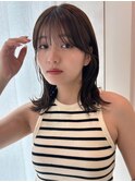 小顔レイヤー外ハネボブイメチェン美髪マロンベージュ髪質改善2