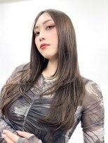 アース 西千葉店(HAIR&MAKE EARTH) ハイレイヤー/ロングレイヤー/アッシュブラウン/ロングウルフ