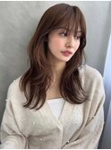 フェミニンロング/似合わせカット/メルティカラー/2wayバング1