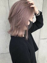 ルモア(RUMOR)&nbsp;【RUMOR】ハイトーンピンクベージュ×大人ハイライトカラー