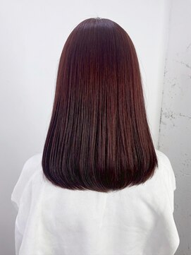 アルバム 新宿(ALBUM SHINJUKU) 美髪おくれ毛韓国前髪カットヘアロング_ba550191