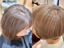 30代からの白髪、エイジング毛のお悩み解決サロンaini～ナチュラルな白髪ぼかしと髪質改善でもっと輝く髪へ
