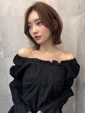 ラベル 渋谷(LAVEL) ２０代３０代お洒落☆レイヤーボブレイヤーカット髪質改善