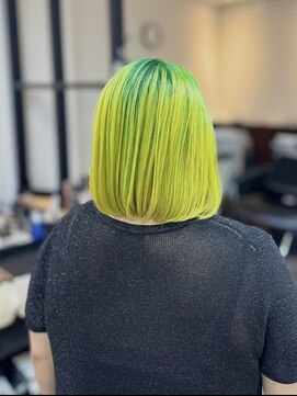 ゲート(GATE.) ＊SAKI＊黄緑×緑デザインカラー