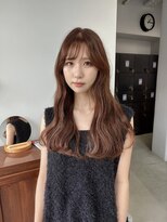 ヘアー アイス 御器所本店(HAIR ICI)&nbsp;シールエクステナチュラルカラーココアブラウン秋カラー