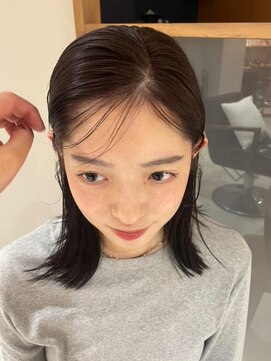 ラミエ バイ メルト 吉祥寺(lamie by melt) 小川/ラベンダーグレージュ透明感ツヤカラーミディアム吉祥寺