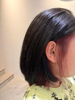 ソーホーヘアーアンドボタニカル 大橋店(SOHO hair & botanical)&nbsp;インナーカラー/レッド/30代/大橋