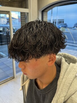 波巻きスパイラル/シャドウパーマ 【いわき/平/Tress】