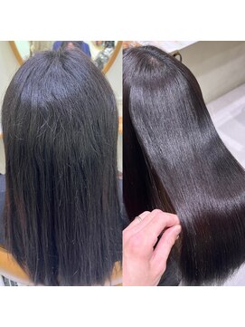 ゴカンムード(Gokan mood) 髪質改善縮毛矯正ハイライトダブルカラーショートカット30代40代