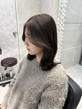 アンジェリカラボ 梅田店(ANGELICA LABO) 韓国風くびれレイヤースタイル