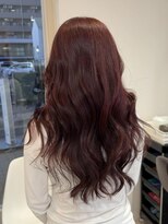 シエ バイ ケンジ 湘南台(sie by KENJE) 上品で大人っぽく!ブリーチなしでボルドー◎