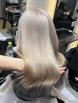 ラピス 大阪アメ村店(Lapis) ホワイトミルクティーカラー/エンドカラー/ホワイトカラー