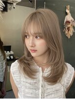 マーシュ(marshu) layer cut × light beige 【Hikaru】