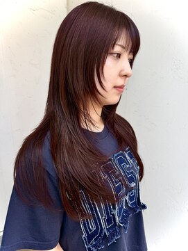 ジュエ ヘアー デザイン(Jue hair design) 艶髪ロング×韓国風ハッシュレイヤー/知立/20代