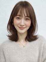 カノエ(canoe)&nbsp;グレージュカラー顔周りレイヤー20代～50代【西新大濠荒戸】