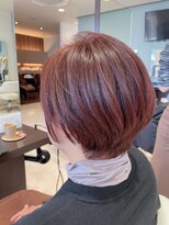 アメイジングヘアー 美沢店(AMAZING HAIR) チェリーレッド×ショートボブ