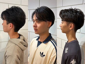 アルゴ 茅ヶ崎(ARUGO)の写真/[茅ヶ崎駅徒歩3分]インダストリアルな内装がメンズ好み。メンズカットを極めたSTAFFに「おまかせ」オーダー