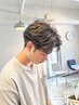 【初パーマにも◎】カット×フェザーパーマ